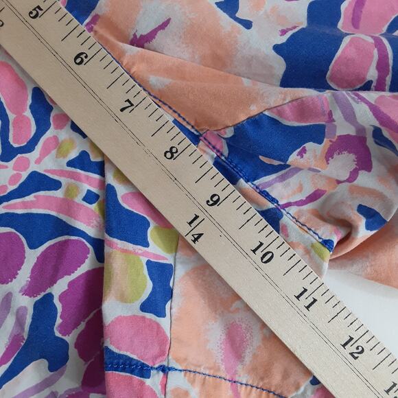 Lilly Pulitzer Ocean View Board Short Brilliant Blue It’s Electric Women M Beach - Picture 9 of 10